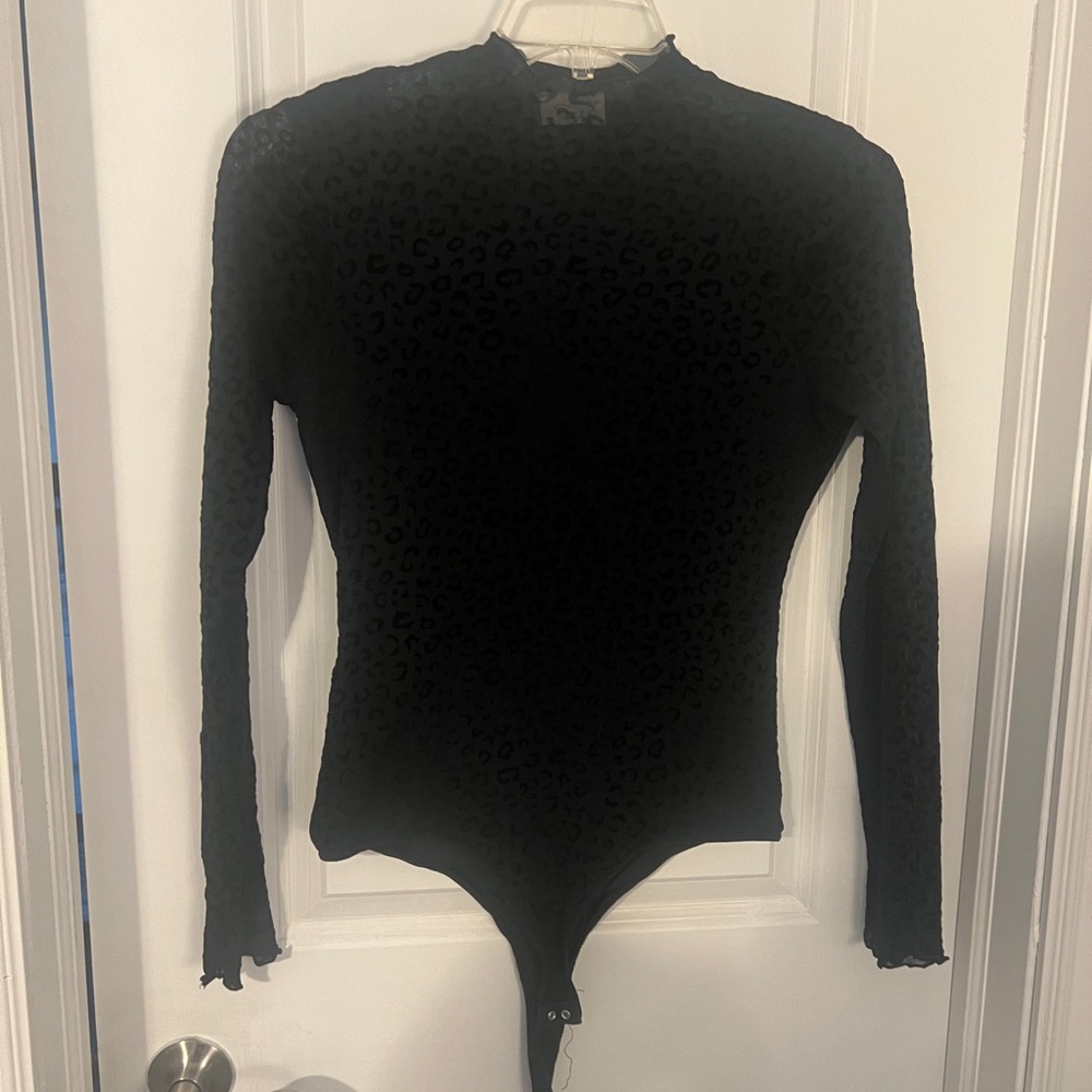 Black Long Sleeve Bodysuit